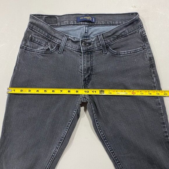 Levi's Vintage 524 Too Superlow Skinny Jeans Black/Grey Size 7 - Picture 14 of 14
